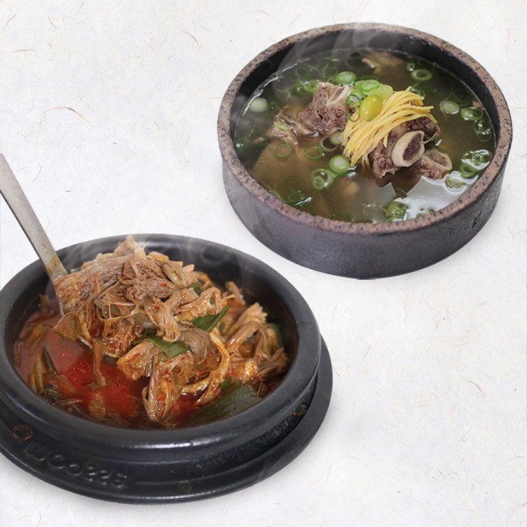 [1+1] 명물 장터 진국 갈비탕 / 육개장