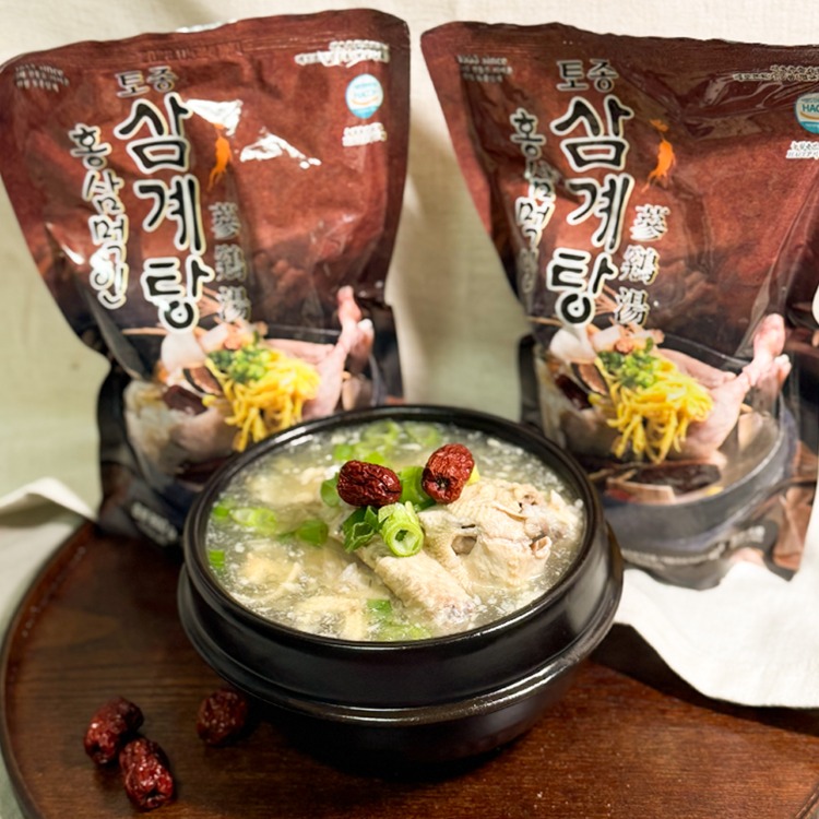 홍삼먹인 토종 삼계탕800g