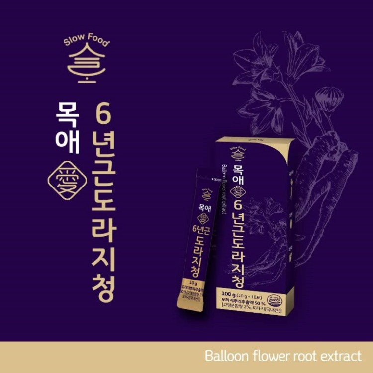 목애 6년근 도라지청 1포 10g x 100EA