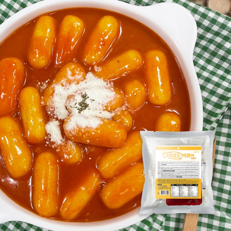 핫이슈 치즈품은떡볶이 1팩 375g