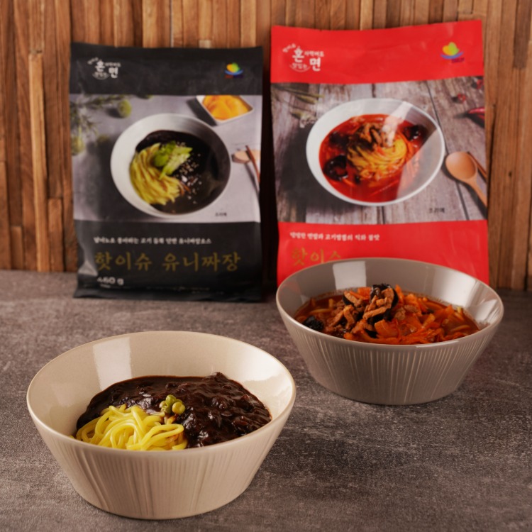 핫이슈 혼면 (유니짜장/고기짬뽕)