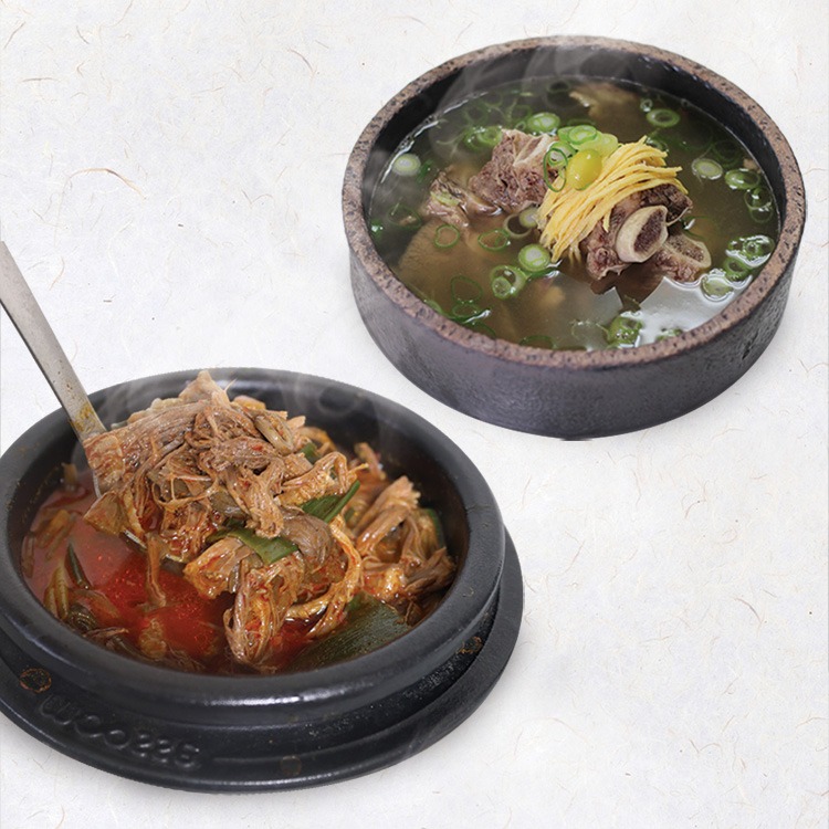 [1+1] 명물 장터 진국 갈비탕 / 육개장